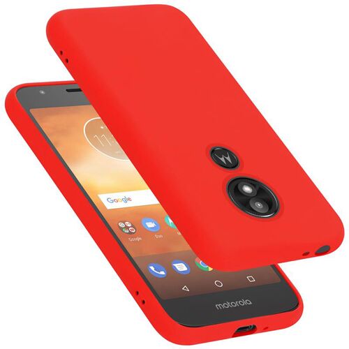 Cadorabo DE-147860 coque pour téléphone Rouge pour Motorola MOTO E5 PLAY GO