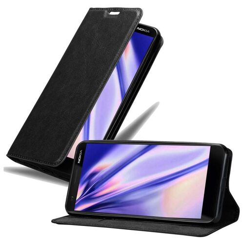 Cadorabo DE-119889 coque pour téléphone Noir pour Nokia 3.1