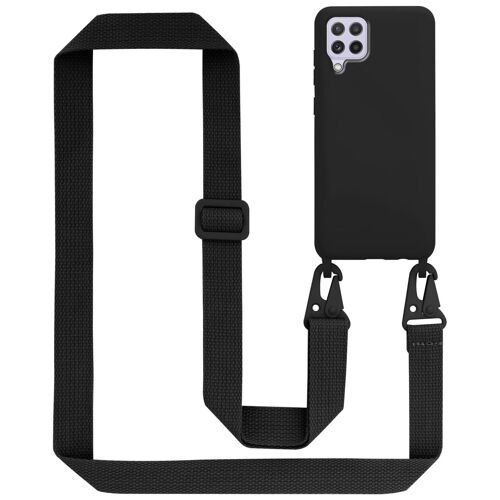 Cadorabo DE-154673 coque pour téléphone Noir pour Samsung Galaxy A22 4G / M22 / M32 4G
