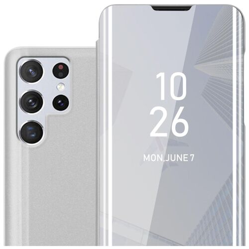 Cadorabo DE-154923 coque pour téléphone Argent pour Samsung Galaxy S22 ULTRA