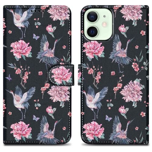 Cadorabo DE-156150 coque pour téléphone Noir pour Apple iPhone 12 MINI