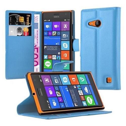 Cadorabo DE-102994 coque pour téléphone Bleu pour Nokia Lumia 730