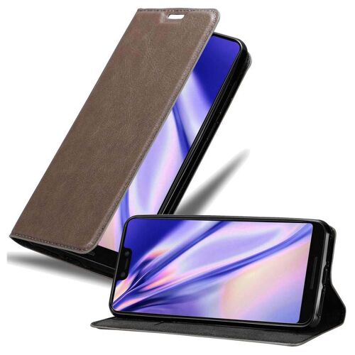 Cadorabo DE-119915 coque pour téléphone Marron pour Google PIXEL 3 XL