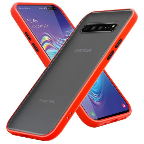 Cadorabo DE-148931 coque pour téléphone Noir et Rouge pour Samsung Galaxy S10 4G