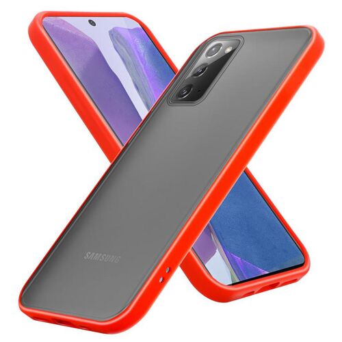 Cadorabo DE-149065 coque pour téléphone Noir et Rouge pour Samsung Galaxy NOTE 20