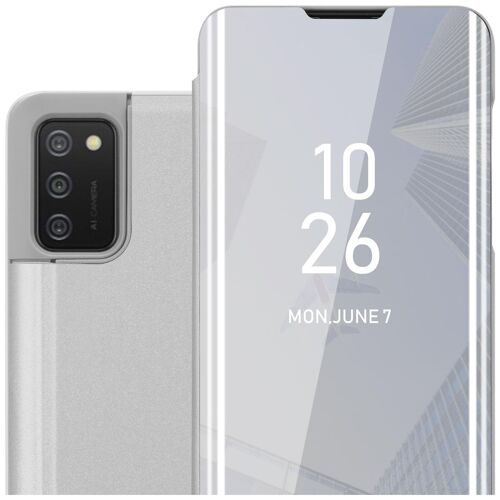Cadorabo DE-150532 coque pour téléphone Argent pour Samsung Galaxy A02s