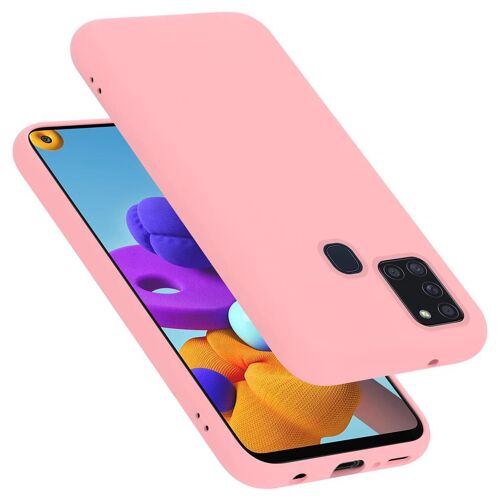 Cadorabo DE-150706 coque pour téléphone Rose pour Samsung Galaxy A21s