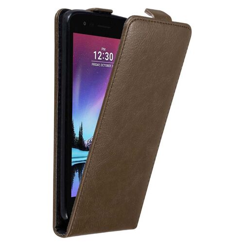 Cadorabo DE-121389 coque pour téléphone Marron pour LG K4 2017
