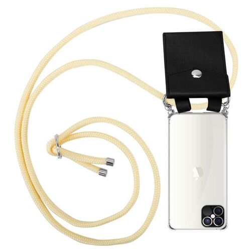 Cadorabo DE-148232 coque pour téléphone Beige pour Apple iPhone 12 / 12 PRO
