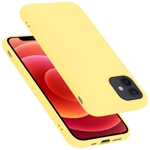 Cadorabo DE-150817 coque pour téléphone Jaune pour Apple iPhone 12 MINI