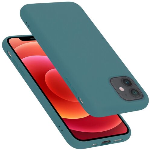 Cadorabo DE-150815 coque pour téléphone Vert pour Apple iPhone 12 MINI