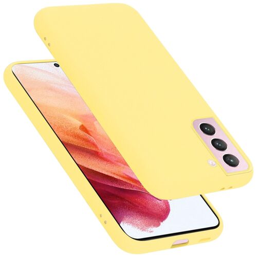 Cadorabo DE-150997 coque pour téléphone Jaune pour Samsung Galaxy S21 5G