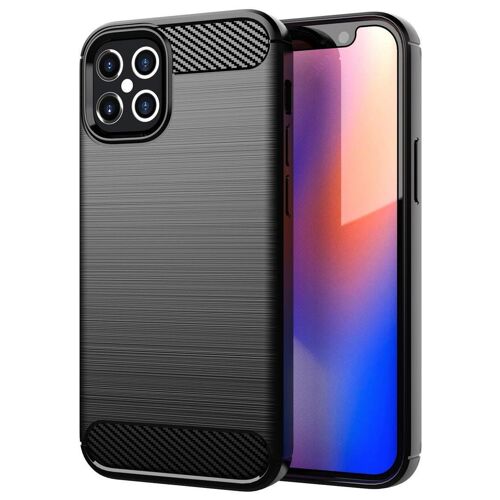 Cadorabo DE-150358 coque pour téléphone Noir pour Apple iPhone 12 PRO MAX