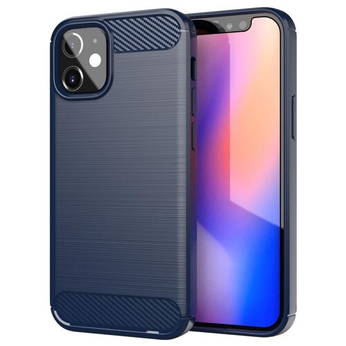 Cadorabo DE-150356 coque pour téléphone Bleu pour Apple iPhone 12 MINI