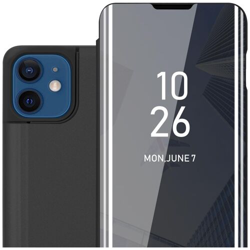 Cadorabo DE-150476 coque pour téléphone Noir pour Apple iPhone 12 / 12 PRO