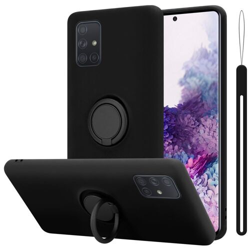 Cadorabo DE-151218 coque pour téléphone Noir pour Samsung Galaxy A71 4G
