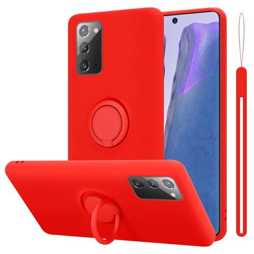Cadorabo DE-151249 coque pour téléphone Rouge pour Samsung Galaxy NOTE 20