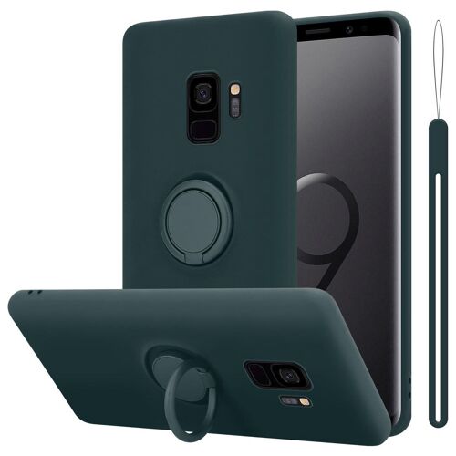 Cadorabo DE-151347 coque pour téléphone Vert pour Samsung Galaxy S9