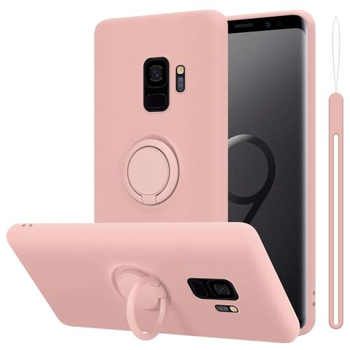 Cadorabo DE-151345 coque pour téléphone Rose pour Samsung Galaxy S9