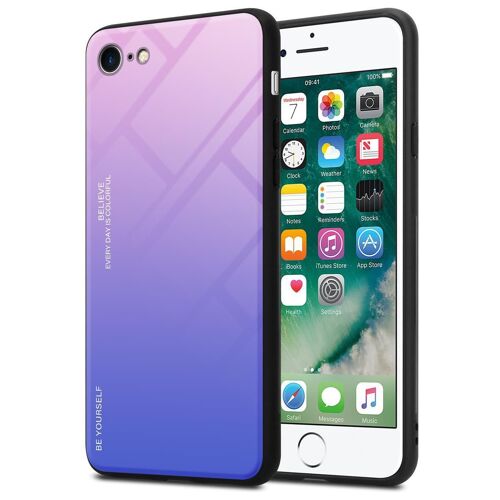 Cadorabo DE-151680 coque pour téléphone Rose pour Apple iPhone 7 / 7S / 8 / SE 2020