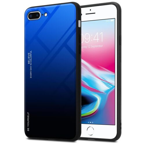 Cadorabo DE-151684 coque pour téléphone Bleu pour Apple iPhone 7 PLUS / 7S PLUS / 8 PLUS