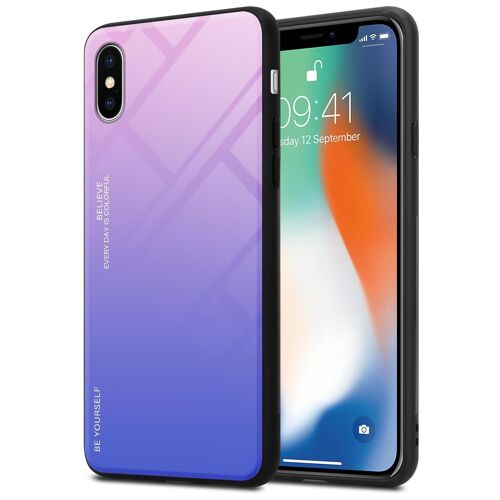 Cadorabo DE-151690 coque pour téléphone Rose pour Apple iPhone X / XS