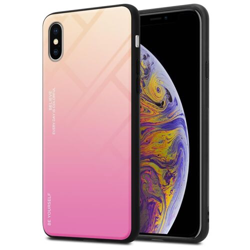 Cadorabo DE-151703 coque pour téléphone Jaune pour Apple iPhone XS MAX