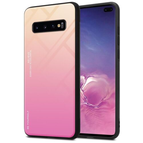 Cadorabo DE-151828 coque pour téléphone Jaune pour Samsung Galaxy S10 PLUS