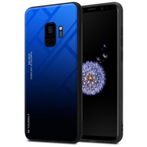 Cadorabo DE-151879 coque pour téléphone Bleu pour Samsung Galaxy S9