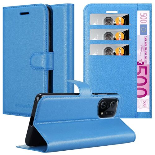 Cadorabo DE-156872 coque pour téléphone Bleu pour OPPO Oppo FIND X5