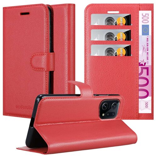 Cadorabo DE-156869 coque pour téléphone Rouge pour OPPO Oppo FIND X5