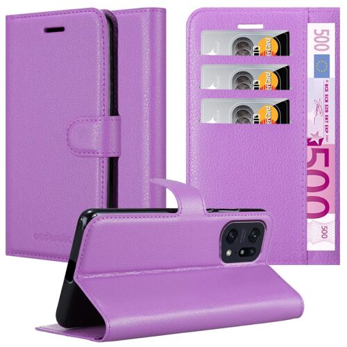 Cadorabo DE-156880 coque pour téléphone Lilas pour OPPO Oppo FIND X5 PRO
