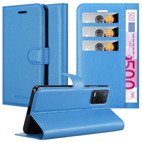 Cadorabo DE-156917 coque pour téléphone Bleu pour realme Realme 8 5G / V13 / Q3 / Q3i / Narzo 30 5G
