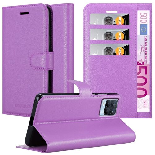 Cadorabo DE-156910 coque pour téléphone Lilas pour realme Realme 8 4G / 8 PRO
