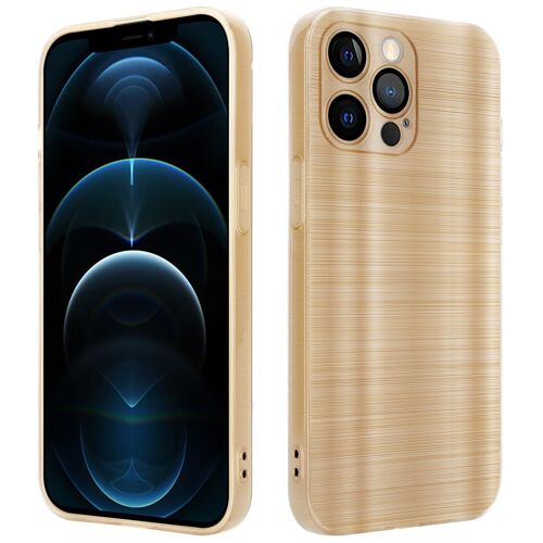 Cadorabo DE-158245 coque pour téléphone Or pour Apple iPhone 12 PRO