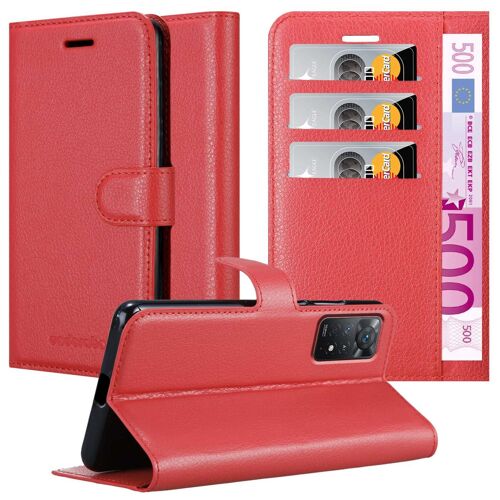 Cadorabo DE-157009 coque pour téléphone Rouge pour Xiaomi RedMi NOTE 11 PRO 4G / 5G