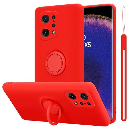 Cadorabo DE-157187 coque pour téléphone Rouge pour OPPO Oppo FIND X5