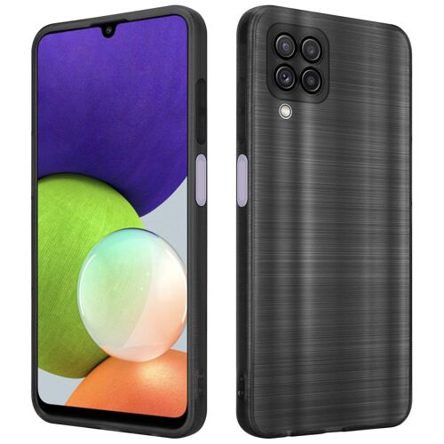 Cadorabo DE-158298 coque pour téléphone Noir pour Samsung Galaxy A22 4G