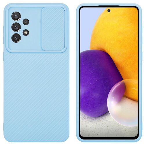 Cadorabo DE-157720 coque pour téléphone Bleu pour Samsung Galaxy A72 4G / 5G