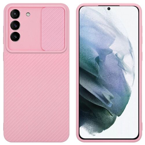 Cadorabo DE-157731 coque pour téléphone Rose pour Samsung Galaxy S21 PLUS
