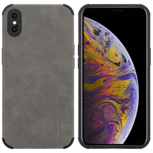 Cadorabo DE-158360 coque pour téléphone Gris pour Apple iPhone X / XS