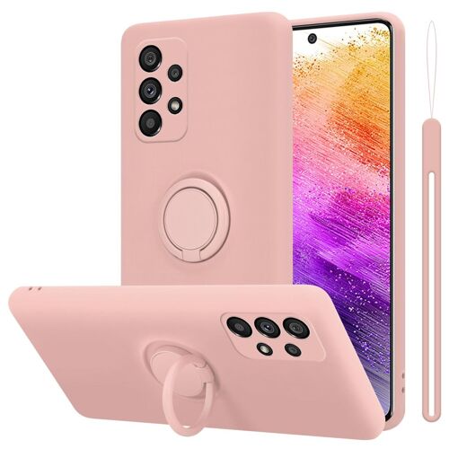 Cadorabo DE-157243 coque pour téléphone Rose pour Samsung Galaxy A73 5G