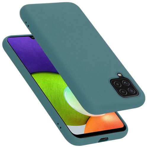 Cadorabo DE-157525 coque pour téléphone Vert pour Samsung Galaxy A12 / M12