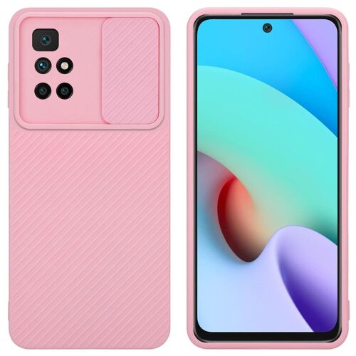 Cadorabo DE-157751 coque pour téléphone Rose pour Xiaomi RedMi 10 4G