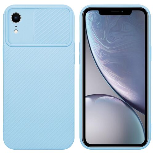 Cadorabo DE-157585 coque pour téléphone Bleu pour Apple iPhone XR