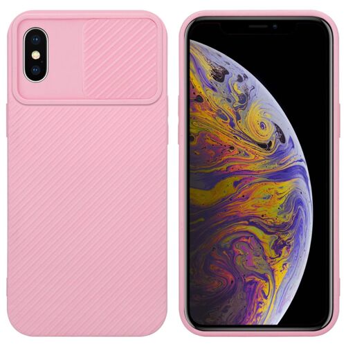 Cadorabo DE-157591 coque pour téléphone Rose pour Apple iPhone XS MAX