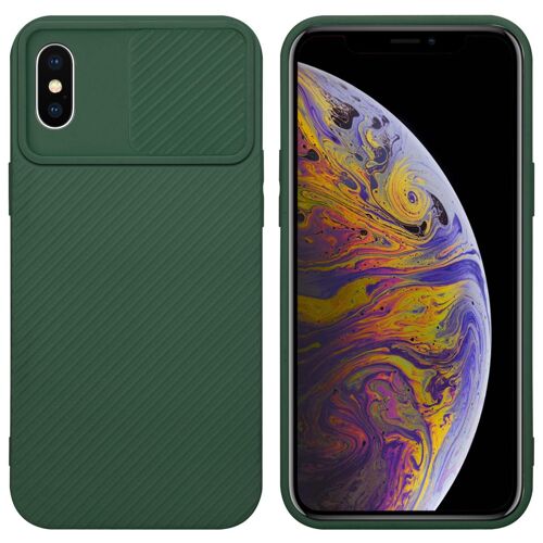 Cadorabo DE-157589 coque pour téléphone Vert pour Apple iPhone XS MAX
