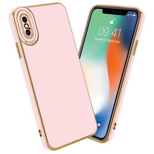 Cadorabo DE-157795 coque pour téléphone Rose pour Apple iPhone X / XS