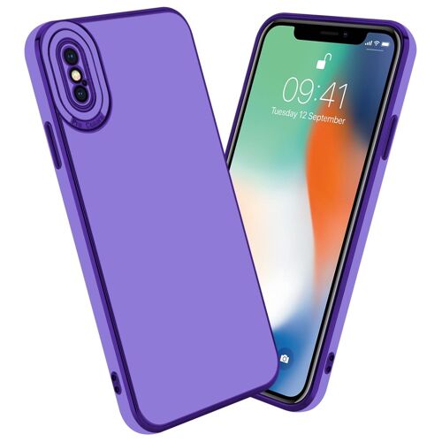 Cadorabo DE-157796 coque pour téléphone Lilas pour Apple iPhone X / XS