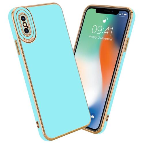 Cadorabo DE-157797 coque pour téléphone Vert pour Apple iPhone X / XS